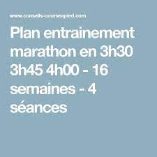 plan entraînement marathon 3h30