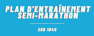 plan d entrainement semi marathon 1h30
