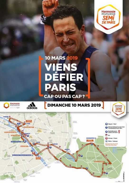 inscription marathon de paris 2019